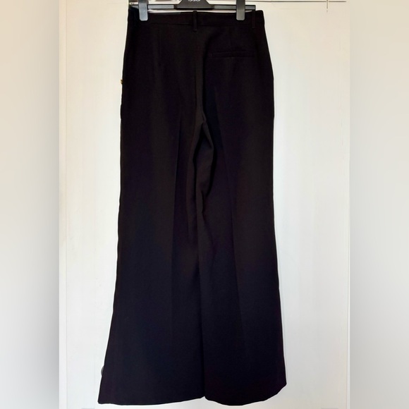 Zara Black trousers with gold buttons - Size L - Picture 2 of 4